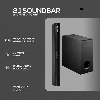 VolkanoX Empire 2.1 Soundbar