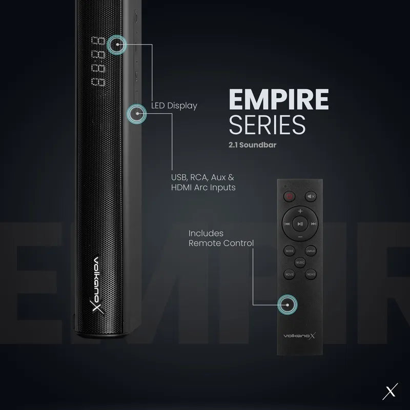 VolkanoX Empire 2.1 Soundbar