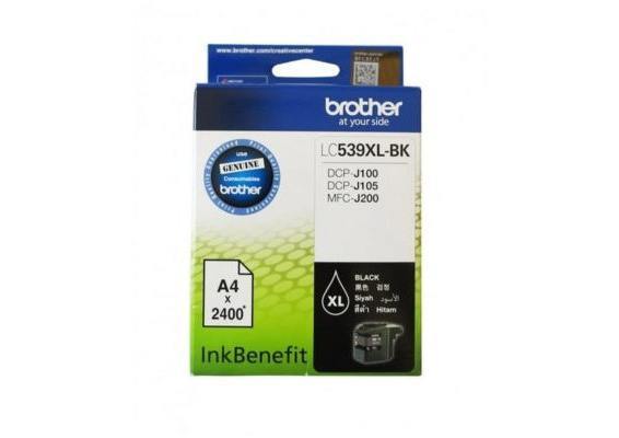 Brother LC539 ink black - LC539XLBK - Brother-LC539XLBK - tonerandink.co.za