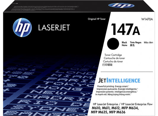 HP 147A toner black - Genuine HP W1470A Original Toner cartridge