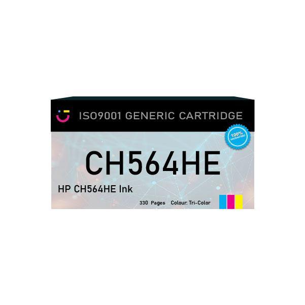 HP 122XL (HP-H564HE) Tri-Color ink cartridge - Compatible - tonerandink.co.za