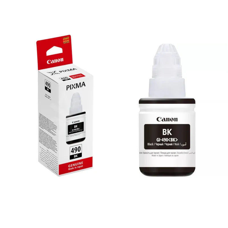 Canon GI-490 ink black - Genuine Canon GI-490BLK Original Ink cartridge