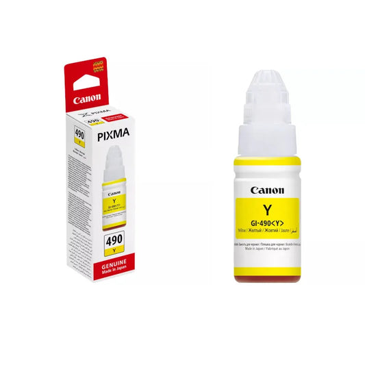 Canon GI-490 Yellow Original Continuous Ink - GI-490Y