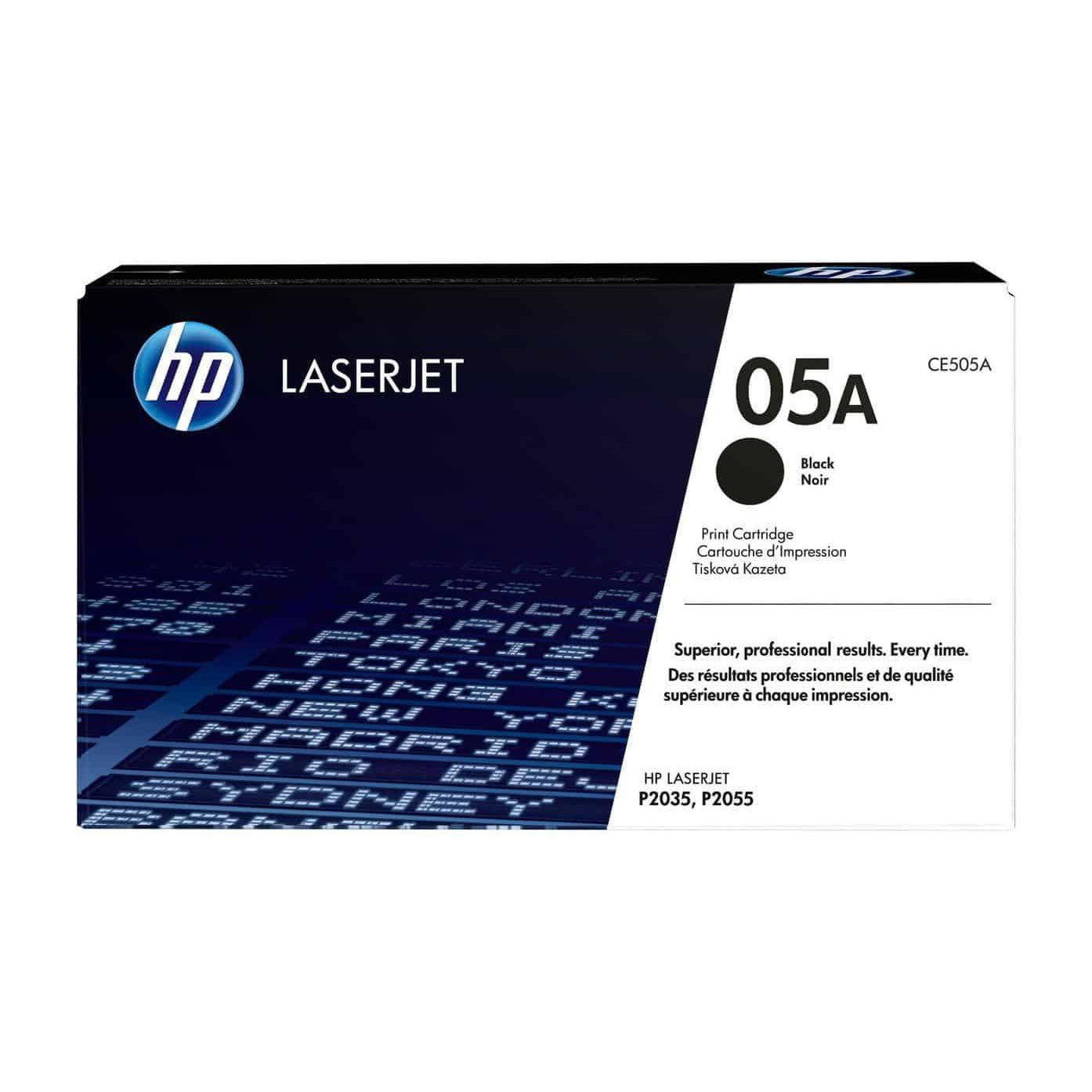 HP 05A toner black - Genuine HP CE505A Original Toner cartridge