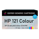 HP 121 (HP-CC643HE) Colour ink cartridge - Compatible