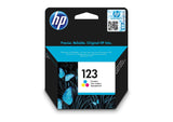 HP 123 ink tri-colour - Genuine HP F6V16AE Original Ink cartridge