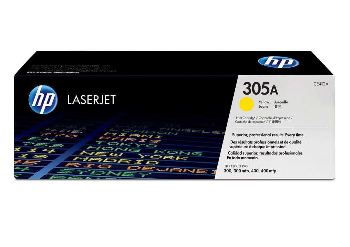 HP 305A toner yellow - HP-CE412A - tonerandink.co.za