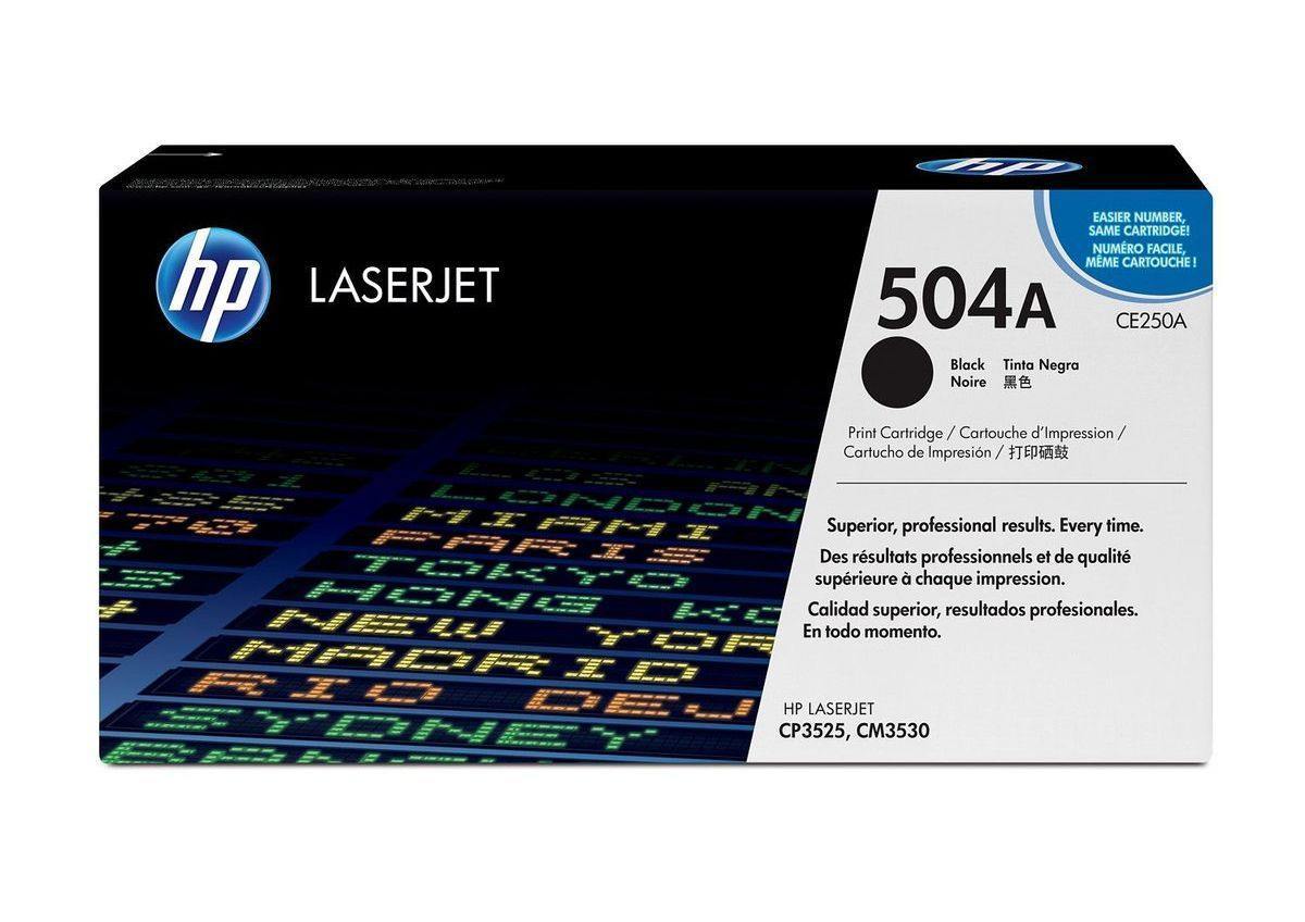 HP 504A toner black - HP-CE250A - tonerandink.co.za