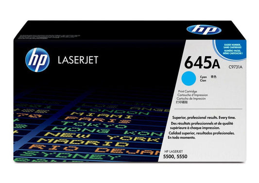 HP 645A (HP-C9731A) Cyan toner cartridge - HP-C9731A - tonerandink.co.za