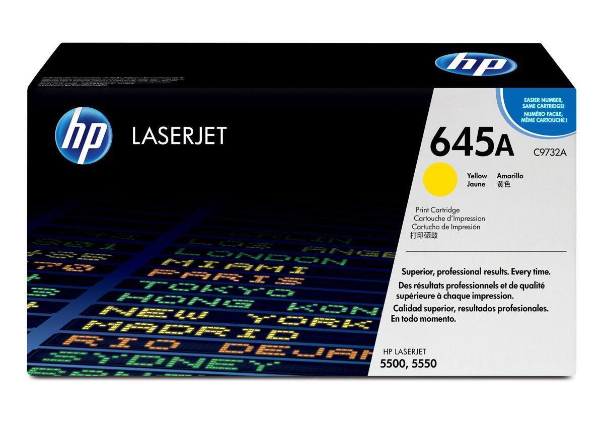 HP 645A (HP-C9732A) Yellow toner cartridge - HP-C9732A - tonerandink.co.za