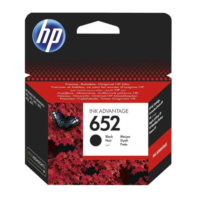 HP 652 ink black - F6V25AE - HP-F6V25AE - tonerandink.co.za