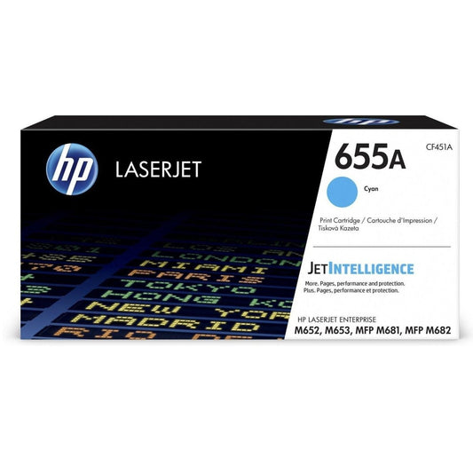 HP 655A toner cyan - Genuine HP CF451A Original Toner cartridge - tonerandink.co.za