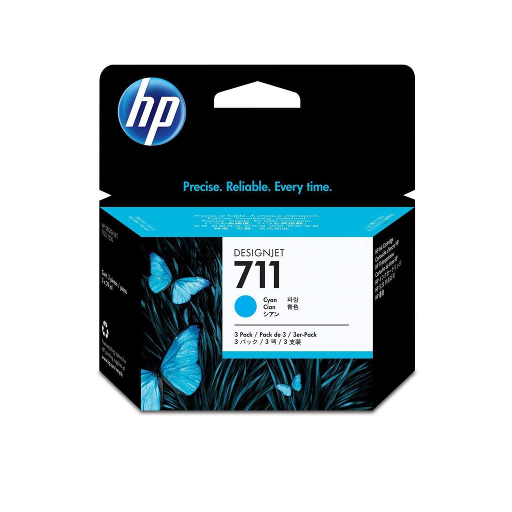 HP 711 29ml DesignJet cyan Inks - CZ134A - tonerandink.co.za