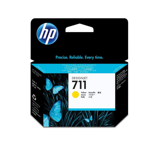 HP 711 29ml DesignJet yellow Ink - CZ132A - tonerandink.co.za