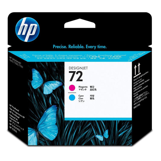 HP 72 DesignJet magenta and cyan Printhead Ink - C9383A - tonerandink.co.za