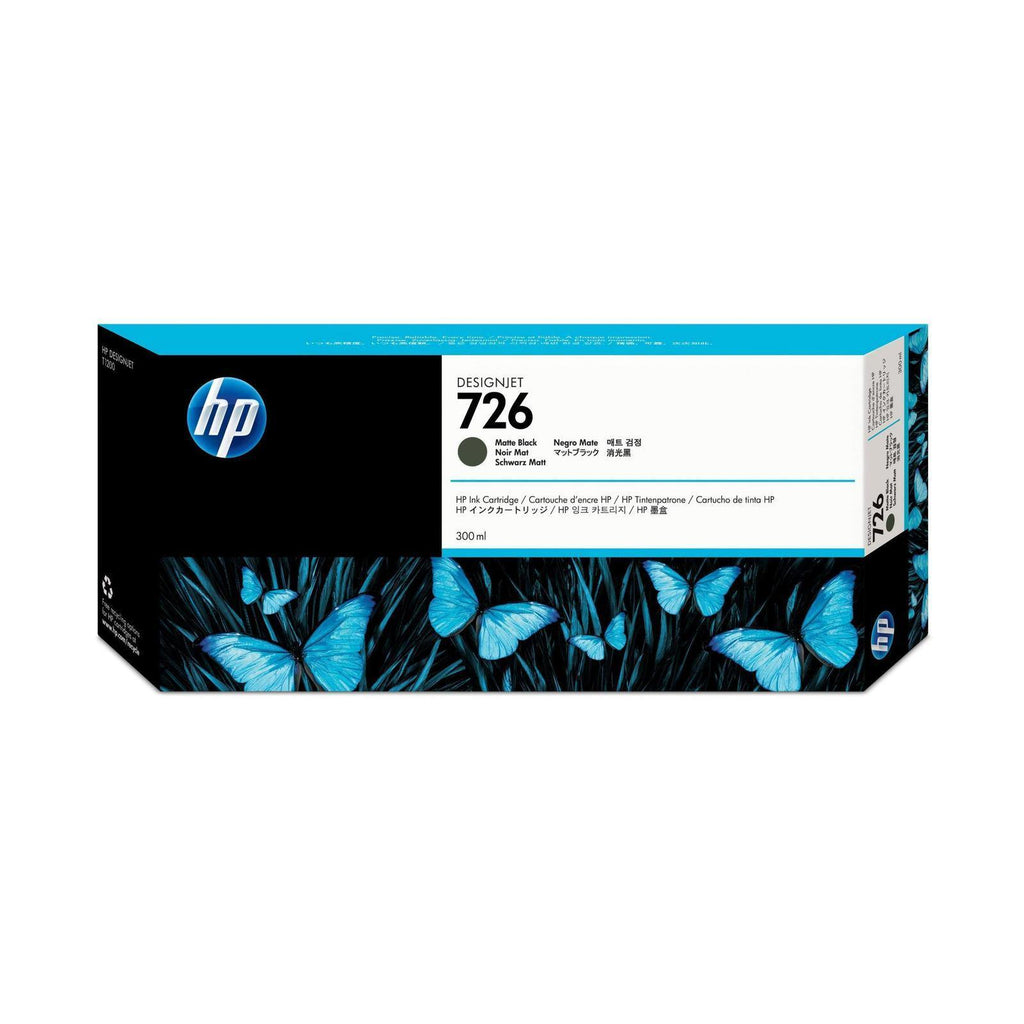 HP 726 300ml DesignJet matte black Ink - CH575A - tonerandink.co.za