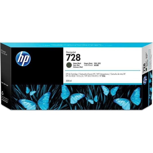 HP 728 300ml DesignJet matte black Ink - F9J68A - tonerandink.co.za