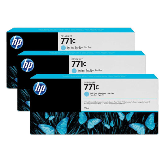 HP 771C 775ml DesignJet light cyan Inks - B6Y36A - tonerandink.co.za