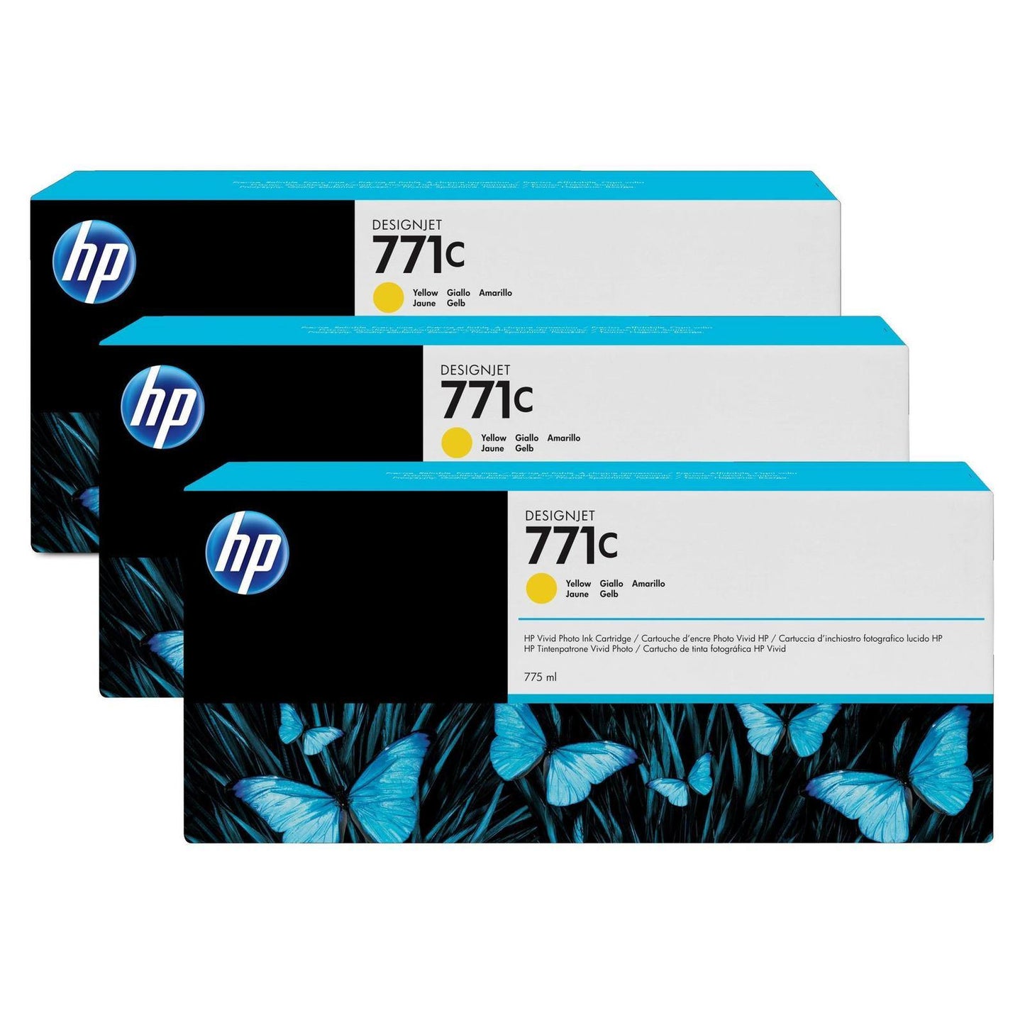 HP 771C 775ml DesignJet yellow Inks - B6Y34A - tonerandink.co.za