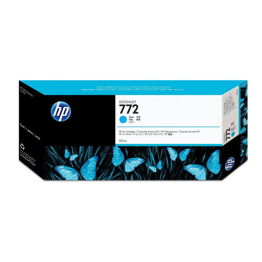 HP 772 300ml DesignJet cyan Ink - CN636A - tonerandink.co.za