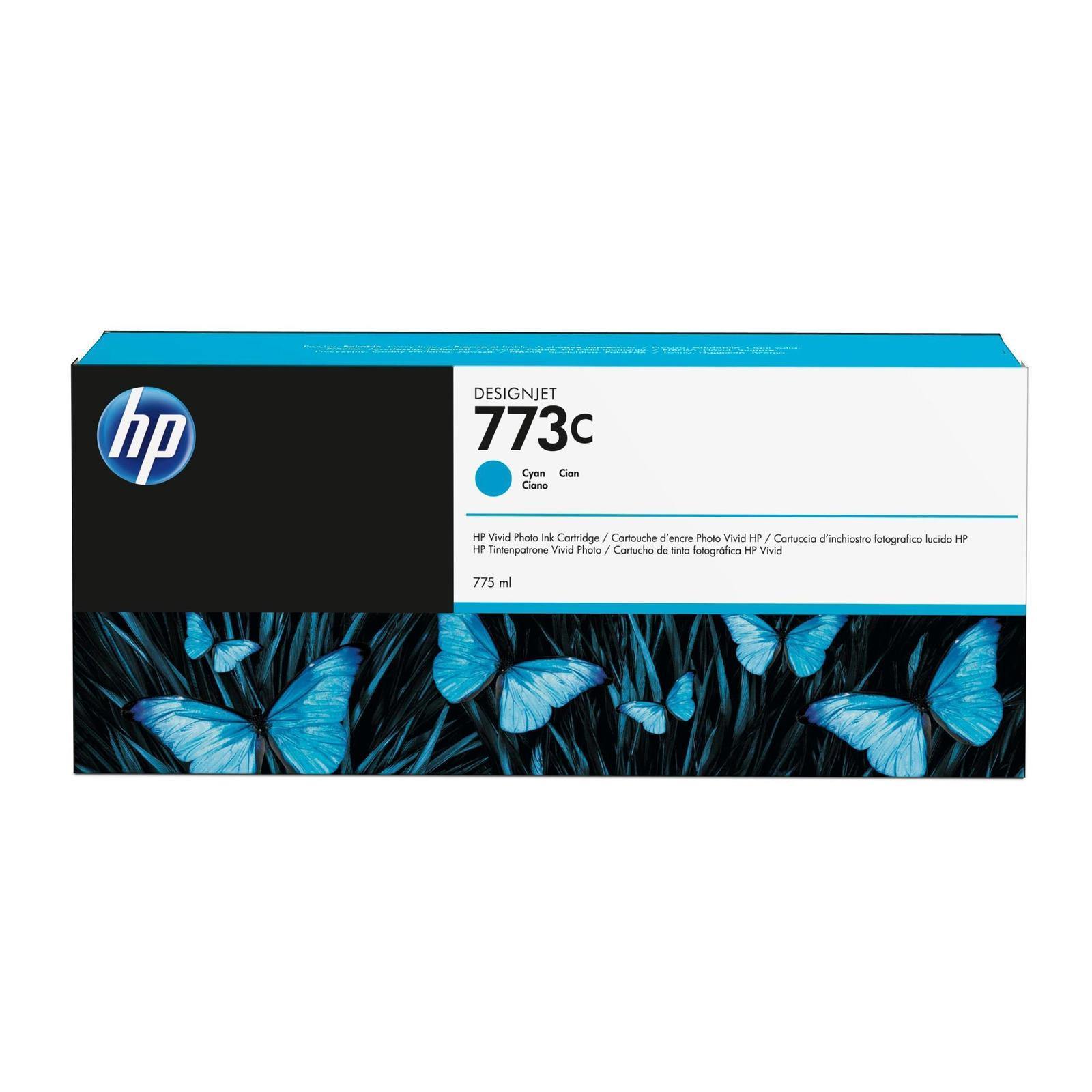 HP 773C 775ml DesignJet cyan Ink - C1Q42A - tonerandink.co.za