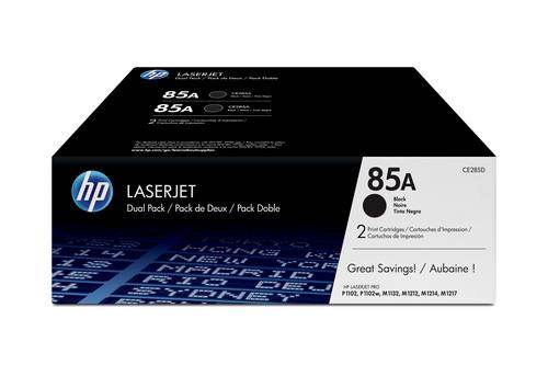 HP # 85A LASERJET BLACK PRINT CARTRIDGE - DUAL PACK - tonerandink.co.za