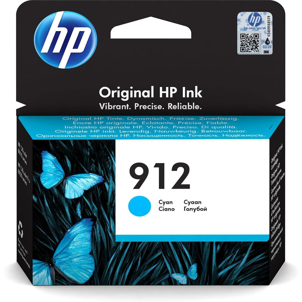 HP 912 ink cyan - 3YL77AE - HP-3YL77AE - tonerandink.co.za