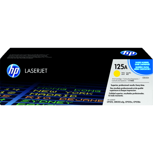 HP 125A toner yellow - Genuine HP CB542A Original Toner cartridge