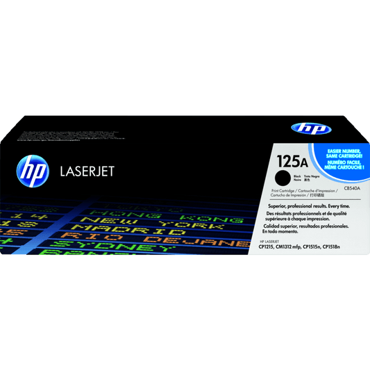 HP 125A toner black - Genuine HP CB540A Original Toner cartridge