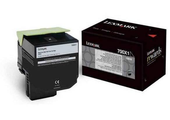 Lexmark 700X1 toner black - 70C0X10 - Lexmark-70C0X10 - tonerandink.co.za