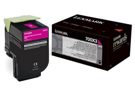 Lexmark 700X3 toner magenta - 70C0X30 - Lexmark-70C0X30 - tonerandink.co.za