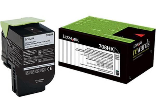 Lexmark 708HK toner black - 70C8HK0 - Lexmark-70C8HK0 - tonerandink.co.za