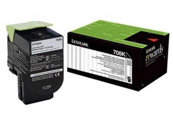 Lexmark 708K toner black - 70C80K0 - Lexmark-70C80K0 - tonerandink.co.za