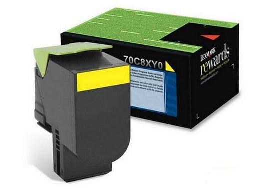 Lexmark 708XY toner yellow - 70C8XY0 - Lexmark-70C8XY0 - tonerandink.co.za