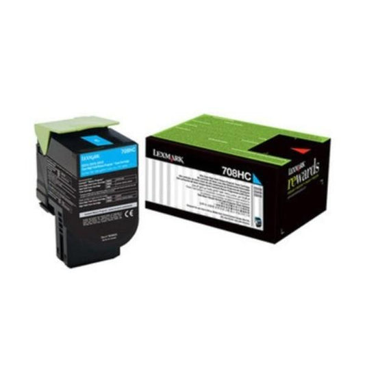 Lexmark 70C8XCE Cyan toner cartridge - Lexmark-70C8XCE - tonerandink.co.za