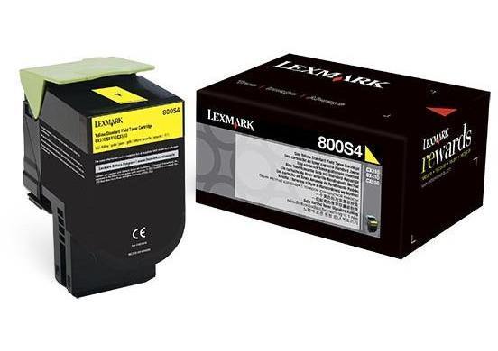 Lexmark 800S4 toner yellow - 80C0S40 - Lexmark-80C0S40 - tonerandink.co.za
