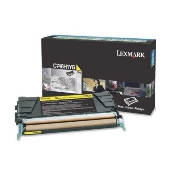 Lexmark C748 toner yellow - tonerandink.co.za