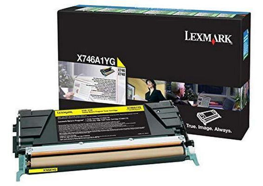 Lexmark X746 toner yellow - X746A1YG - Lexmark-X746A1YG - tonerandink.co.za