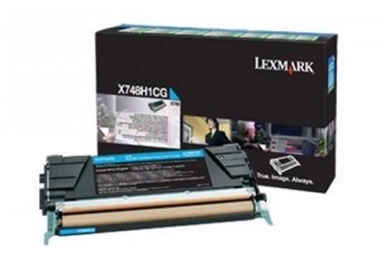 Lexmark X748 toner cyan - X748H1CG - Lexmark-X748H1CG - tonerandink.co.za