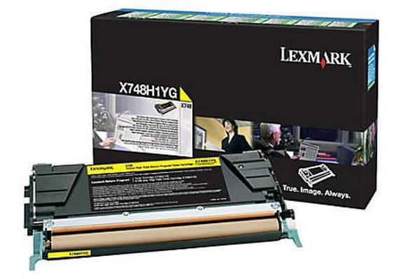 Lexmark X748 toner yellow - X748H1YG - Lexmark-X748H1YG - tonerandink.co.za