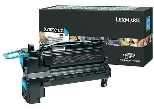 Lexmark X792 toner cyan - X792X1CG - Lexmark-X792X1CG - tonerandink.co.za