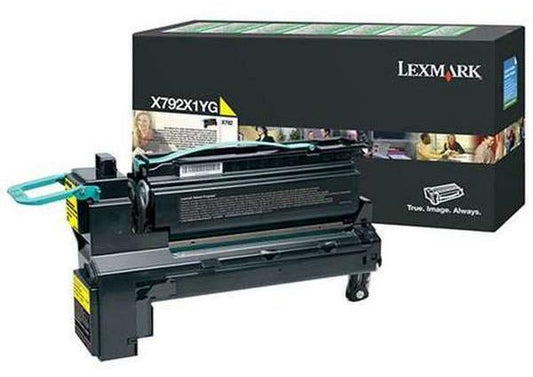 Lexmark X792 toner yellow - X792X1YG - Lexmark-X792X1YG - tonerandink.co.za