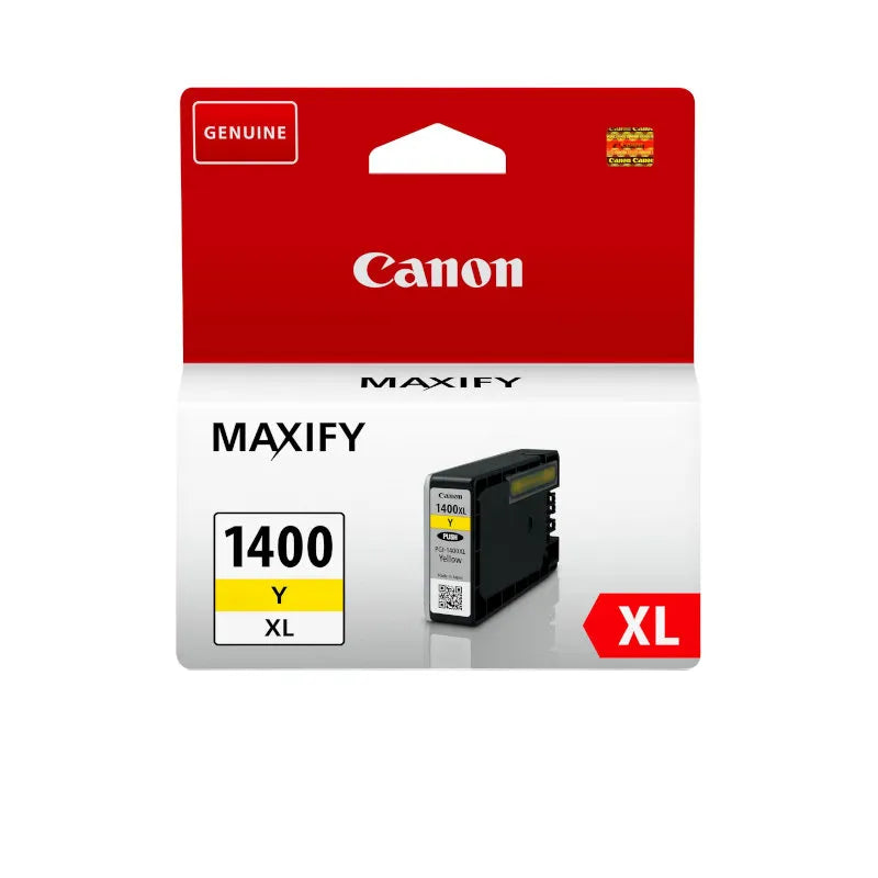 Canon PGI-1400XL ink yellow - Genuine Canon PGI-1400XLY Original Ink cartridge